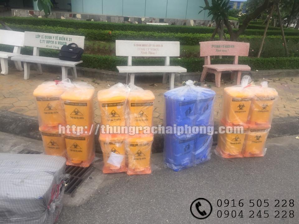 thùng rác y tế tại hải phòng